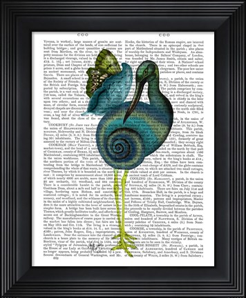 Framed Snail Bird Print