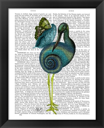 Framed Snail Bird Print