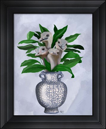 Framed Strange Lillies Print