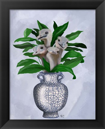 Framed Strange Lillies Print