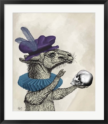 Framed Drama Llama Print