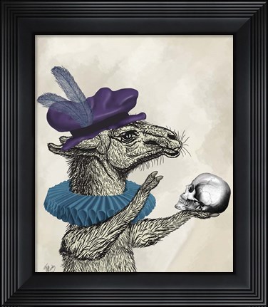 Framed Drama Llama Print