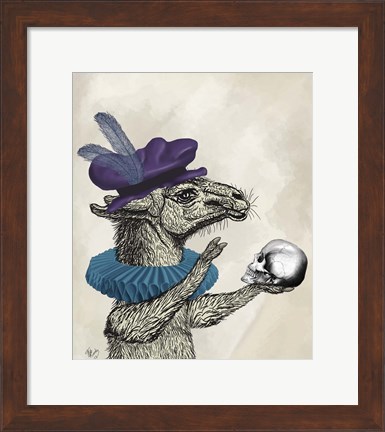 Framed Drama Llama Print