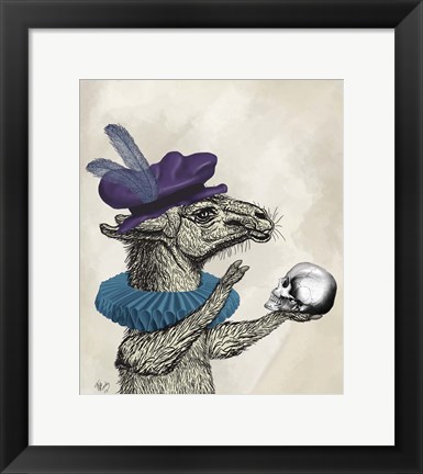 Framed Drama Llama Print