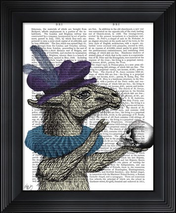 Framed Drama Llama Print