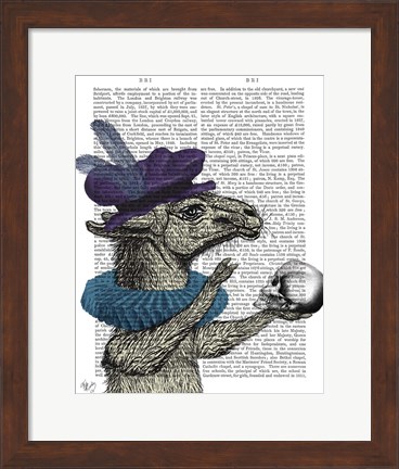 Framed Drama Llama Print
