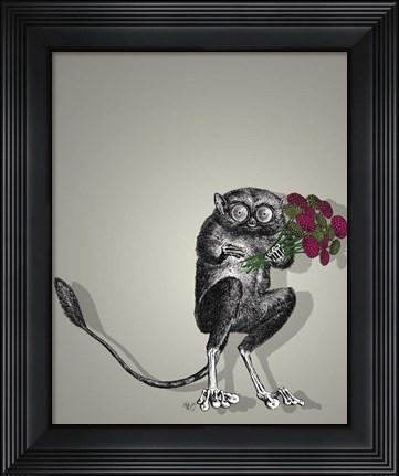 Framed Freaky Flowers Print
