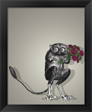 Framed Freaky Flowers Print