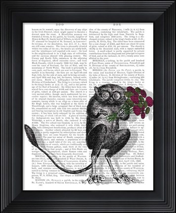 Framed Freaky Flowers Print