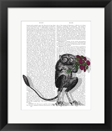 Framed Freaky Flowers Print