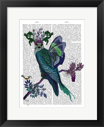 Framed Blue Falcon Print