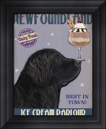 Framed Newfoundland Ice Cream Print