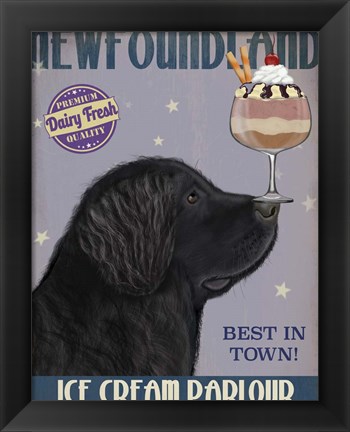 Framed Newfoundland Ice Cream Print