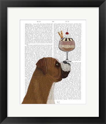 Framed Boxer Ice Cream Print