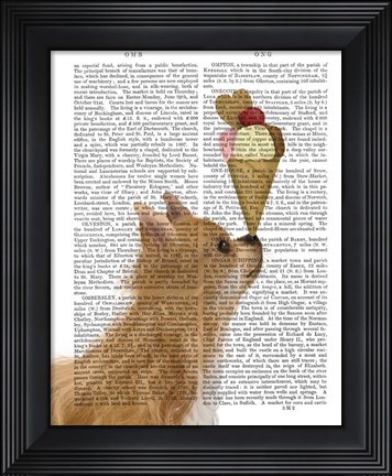 Framed Chihuahua, Long Haired, Ice Cream Print