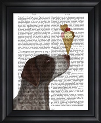 Framed German Shorthaired Pointer Ice Cream Print
