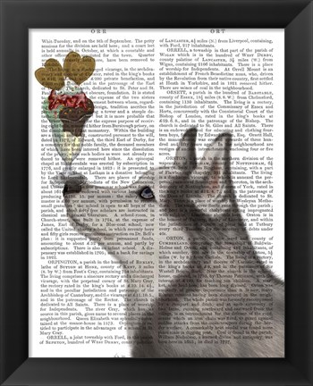 Framed Husky Ice Cream Print