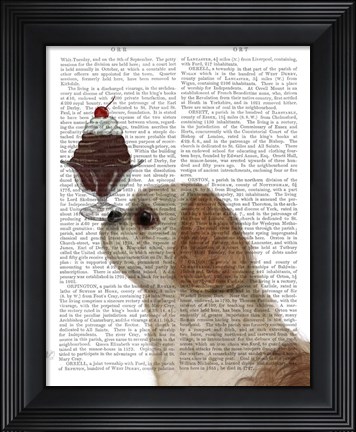 Framed Shih Tzu Ice Cream Print