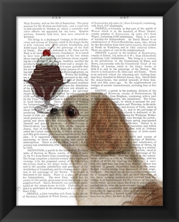 Framed Shih Tzu Ice Cream Print