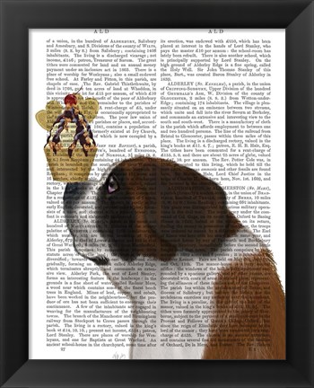 Framed St Bernard Ice Cream Print