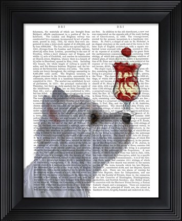 Framed Westie Ice Cream Print