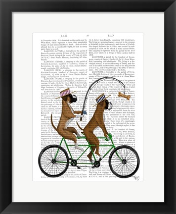 Framed Boxer Tandem Print