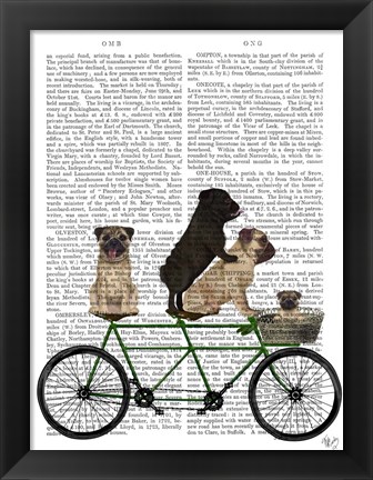 Framed Pug Tandem Print