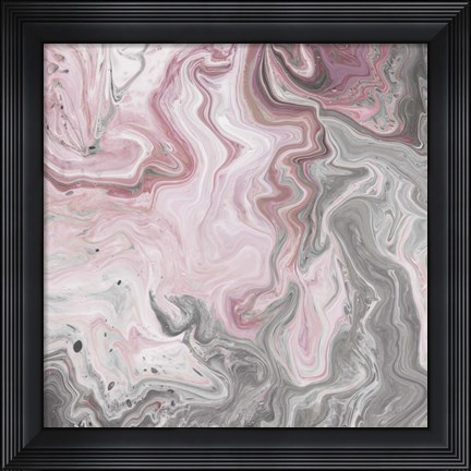 Framed Blush Minerals I Print