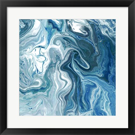 Framed Indigo Minerals II Print