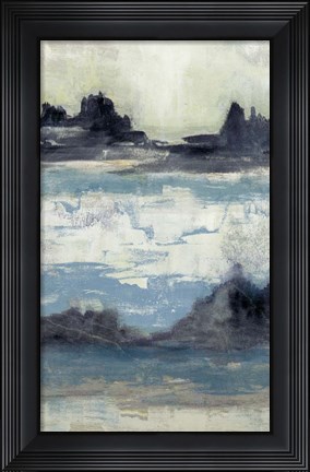 Framed Peaceful Mountain II Print