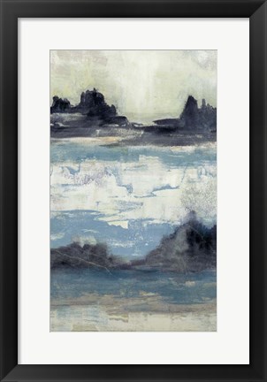 Framed Peaceful Mountain II Print