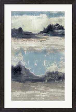 Framed Peaceful Mountain III Print