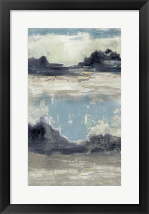 Framed Peaceful Mountain III Print