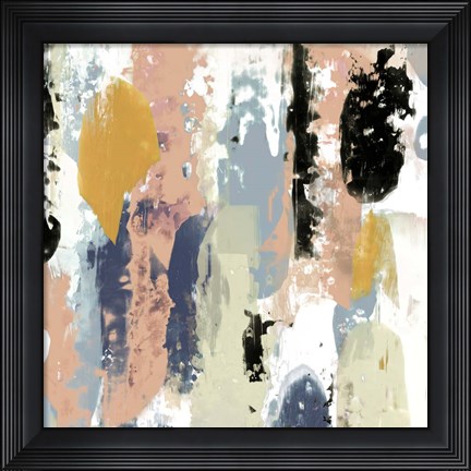 Framed Blueberry Swatches II Print