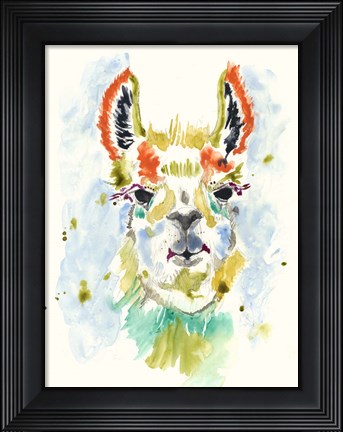 Framed Hifi Llama I Print