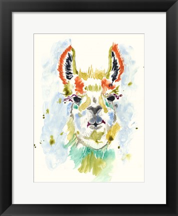 Framed Hifi Llama I Print