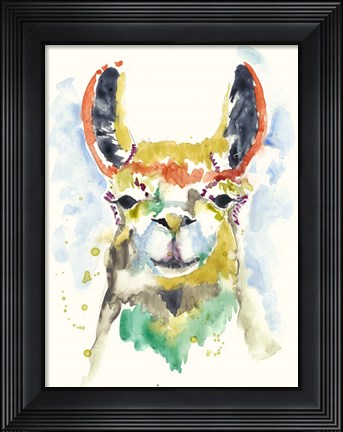 Framed Hifi Llama II Print