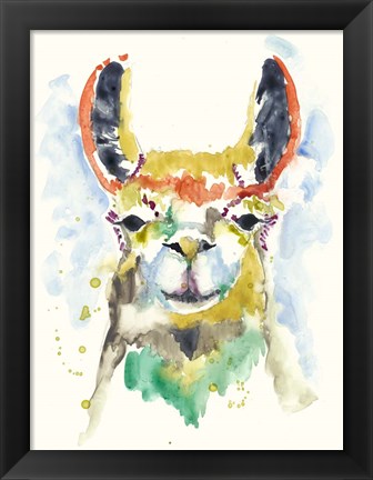 Framed Hifi Llama II Print