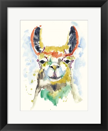 Framed Hifi Llama II Print