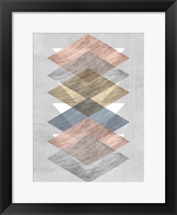 Framed Diamond Allign II Print