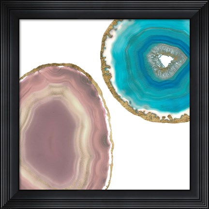 Framed Gem Stones II Print