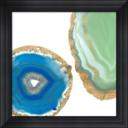 Framed Gem Stones III Print