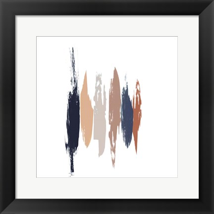 Framed Brushed I Print