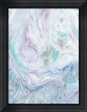 Framed Marble I Print