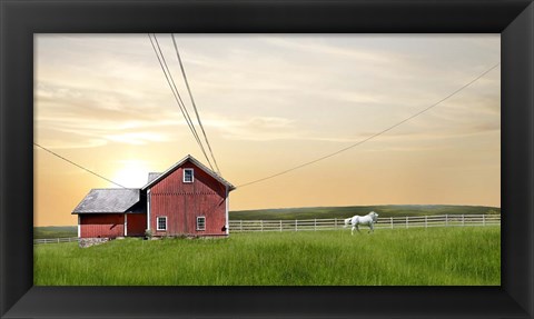 Framed Farm &amp; Country IV Print