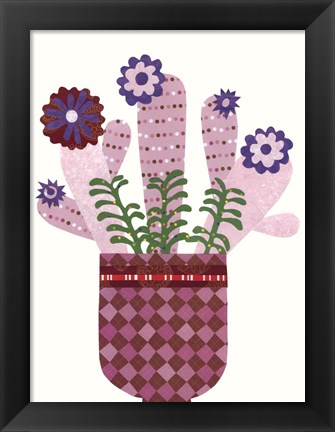 Framed Cheerful Succulent III Print