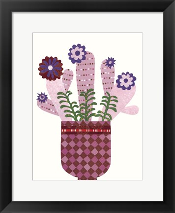 Framed Cheerful Succulent III Print