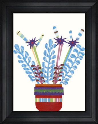 Framed Cheerful Succulent IV Print
