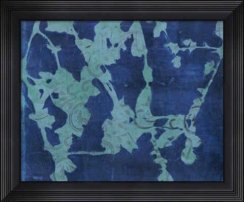 Framed Brackish Flowers I Print