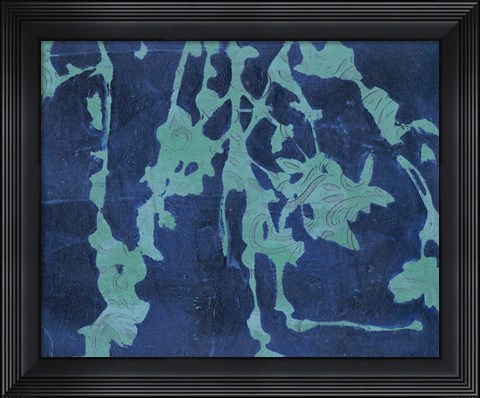 Framed Brackish Flowers II Print